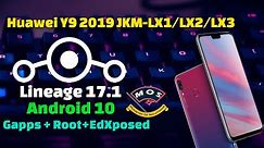 Huawei Y9 JKM-LX1 Android 10 Lineage ROM Root EdXposed Complete Guide (JKM-LX2/LX3 also Supported)🔥🔥