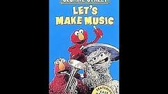 Sesame Street: Let's Make Music (2000 VHS) (Full Screen)