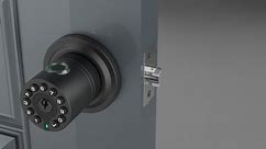 IU40 Fingerprint door knob installation
