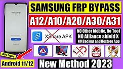 All Samsung FRP Bypass 2023/ Galaxy A12/A10/A20/A30/A31/M11 FRP Unlock Without PC
