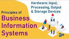 Hardware: Input, Processing, Output & Storage Devices - Principles of Business Information Systems