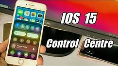 IOS 15 Control Centre in any iPhone ✔✔