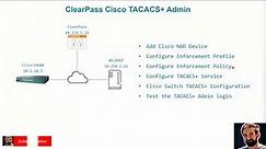 ClearPass and Cisco TACACS+ admins