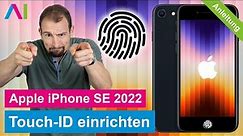 Apple iPhone SE 2022 - TouchID einrichten •  • 📱 • 👆🏼 • 🔐 • Anleitung | Tutorial