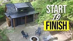Building this Tiny House (shed) ALONE took 7 months! (Full Build Timelapse)