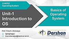 1.01 - Basics of Operating Systems