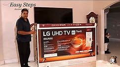 Unboxing Costco LG 86" inch TV and Detailed Installation Tutorial | How To Mount a TV on The Wall