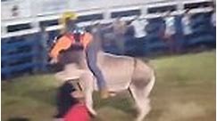 Shocking moment rodeo rider is crushed to death by bucking bull
