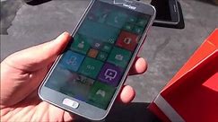 Verizon Samsung ATIV SE Unboxing and Hands on