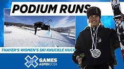 Thayers Women’s Ski Knuckle Huck: Top 3 Runs | X Games Aspen 2024