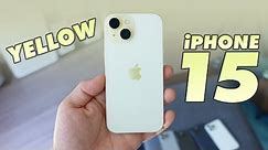 Yellow iPhone 15 is Too Dull? Unboxing & Color Impressions!