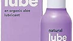 Hello Cake Natural Lube - Aloe-Based Organic Lubricant. Chemical Free, Hydrating, Non-Sticky, Condom Compatible Personal Lubricant (3.3 Fl. Oz.)