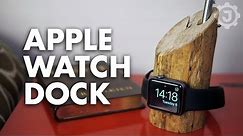 Rustic DIY Apple Watch Dock/Stand
