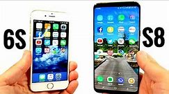 iPhone 6S vs Galaxy S8 Plus! - Speed Test