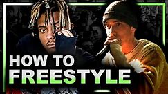 How To FREESTYLE RAP In 10 Mins. Or LESS (For Beginners)