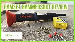 Ramset Hammershot Review | How to Nail Into Concrete| Beginner