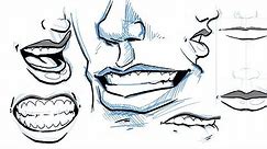 How to Draw Lips and Mouths