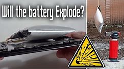 Will the Bulging Swelling battery Explode? What is inside?