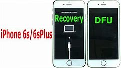Cách vào chế độ RECOVERY và DFU mode iPhone 6s/6s Plus
