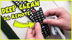 How to Clean and Fix your LG Smart TV Remote Control