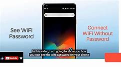 How To Connect WiFi Without Password in 2023-WiFi Password pata kre-How to View WiFi Passwords on An