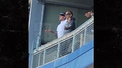 Tom and Chet Hanks Belt Out 'Take Me Out To The Ball Game' At Dodger Stadium