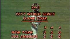 1977 World Series Yankees vs Dodgers Game 4