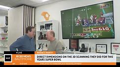 Where's Marty? With a local 3D scanning company that worked for the Super Bowl