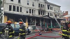 Ten rescued after row houses ‘went up like a tinderbox’ in large N.J. fire that injured 3