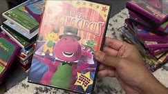 My Barney dvd collection