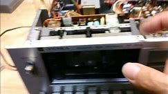 Sharp Optonica RT-3838 cassette deck repair