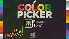 Microsoft PowerToys - Color Picker Tool | Windows 10
