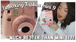 Unboxing Instax Mini 9 Clear Pink | Much better than mini 11?!