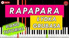 RAPAPARA (Łydka Grubasa) - Piano Keyboard Tutorial
