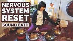 Nervous System Reset | Sound Bath Healing Meditation (11 minutes)