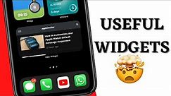 Web Widget - You Must Have in 2021 | iOS 14 & iOS 15 | #widget #ios14widgets #iphone11