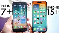 iPhone 15 Plus Vs iPhone 7 Plus! (Comparison) (Review)