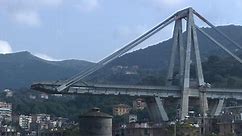Genoa holds minute of silence for bridge victims