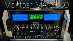 New McIntosh MA12000 | Relaxed listening with B&W 802 D3