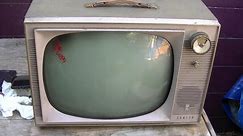 1960 Zenith 16E25 BW TV Analysis Partial Resurrection For Future Repair