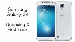 Samsung Galaxy S4 Unboxing and First Look (Verizon)