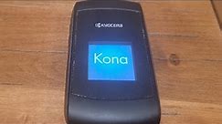 KyoCera Kona (with Sprint) Flip Phone Start Up and Shut Down