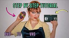 How to Convert DVDs to VHS