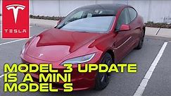 Tesla Model 3 Update is a Mini Model S