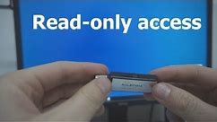 USB Flash Drive - Read Only (Hardware + Software method)