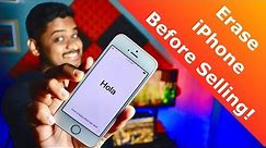How to Erase iPhone to Sell / Trade in! [2019]