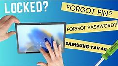 Forgot password on SAMSUNG TAB A8? Locked - unlock & FACTORY reset with CrocFIX