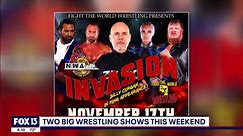 Two big wrestling shows in town this weekend
