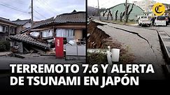 Imágenes del TERREMOTO EN JAPÓN de 7.6 grados: alertan de posible TSUNAMI | El Comercio