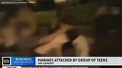 Wild video shows group of teens attacking pair of Marines in San Clemente